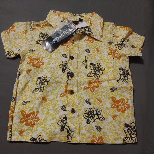 Kids Hawaiian Floral Summer Short Sleeve T-shirt #J22 3T NWT