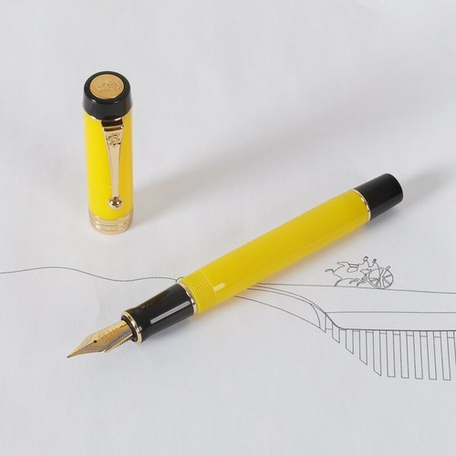 Jinhao 100 Centennial Resin Fountain Pen Smooth Fine Nib 0.5mm Writing Office #s - Picture 7 of 42