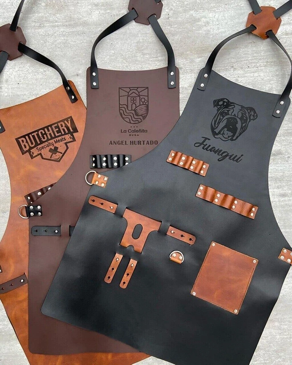 Leather Apron - Grill Apron, Bbq Apron, Woodworking Apron, Barber Apron