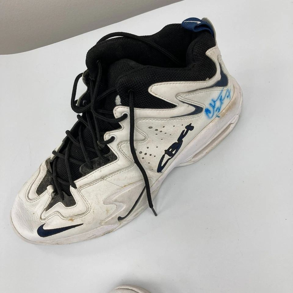 Tênis Charles Barkley 1990 usado assinado JSA CERTIFICADO DE AUTENTICIDADE - Imagem 4 de 4