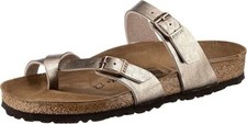 Birkenstock Mayari Regular Fit Birko Flor Graceful Taupe - US Women 5 EU 36