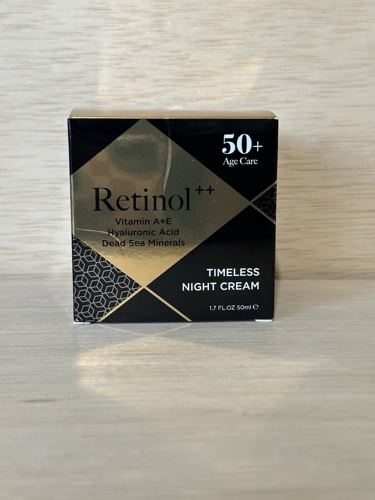 Retinol Night Cream with Hyaluronic Acid for 50+ by Edom Naturally Scientific 1.7oz-image