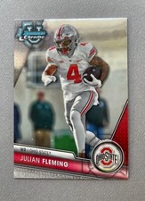 2023 Bowman Chrome U Football Julian Fleming #109 Ohio State