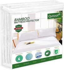 Waterproof Mattress Protector Hypoallergenic Cotton Terry Fitted Mattress Cover