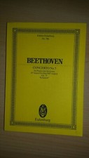 Partitur Beethoven – Concerto No. 5 Op. 73 – Sehr gut - Taschenpartitur