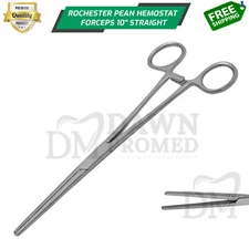Fishing Hemostat forceps 10" Straight Pean Forceps Locking Clamps German Grade