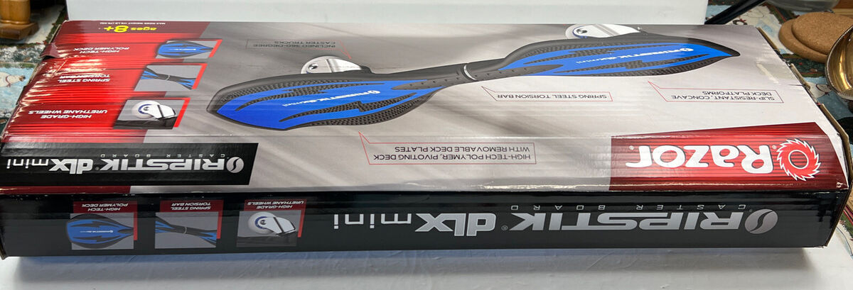 NEW ~ Razor RipStik DLX Mini Caster Board Color Blue Black NEW ~ Razor RipStik DLX Mini Caster Board Color Blue Black