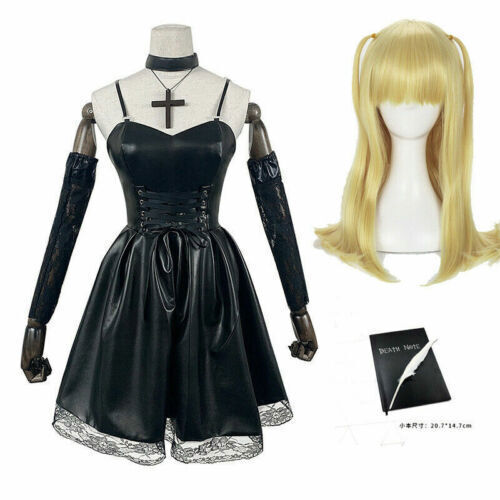 Death Note Cosplay Kostüm Misa Amane Sexy Kleid Uniform Outfit Cosplay Kostüm DE - Afbeelding 1 van 14