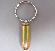 .40 Bullet Key ring, pendant, zipper pull, key chain, real parts