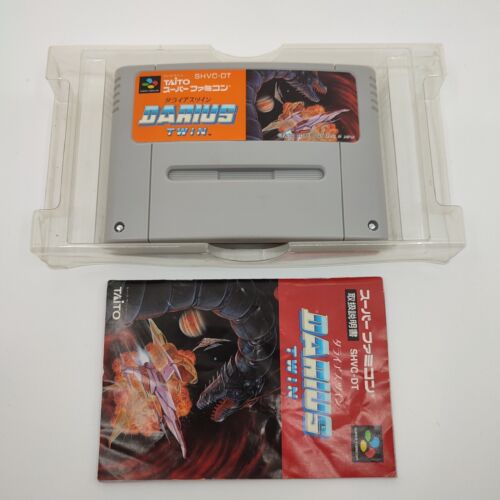 Darius Twin Japan Boxed Super Famicom Game - Picture 3 of 4