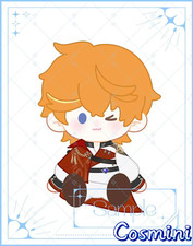 Anime Genshin Impact Tartaglia 40cm Plush Doll Dress up Toy Plushie Game Gift