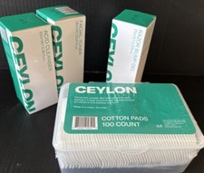 Ceylon Skincare Set Razor Bump Gel Facial Toner Acid Cleanser Cotton New Sealed