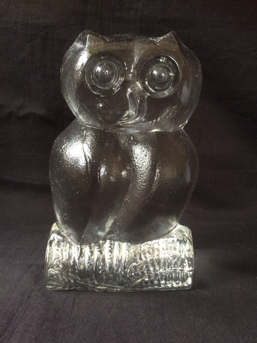 北欧ビンテージガラス /KOSTA BODA /Night Eyes/フクロウ Kosta Boda Large owl frosted glass. | eBay
