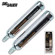 SIG SAUER 90 Gram CO2 Cartridges Prefilled Cylinder