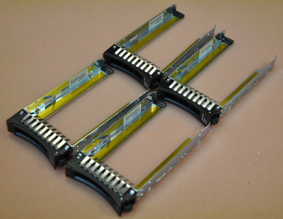 4 qty IBM X3400 X3550 X3500 X3650 M2/M3/M4 2.5 SFF Hot Swap HDD Caddy 44T2216