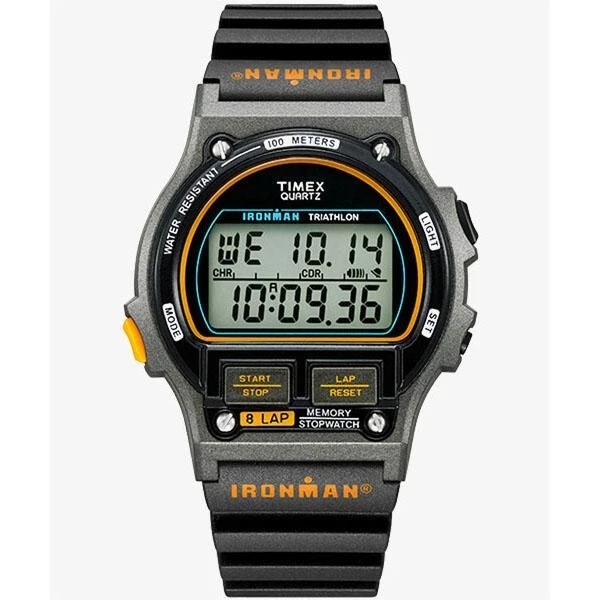 TIMEX Wristwatch IRONMAN 8LAP 1986 OG TW5M54300 Quartz Digital