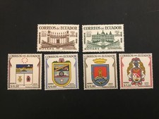 ICOLLECTZONE  Ecuador C280-281, C334-337 VF Hinged