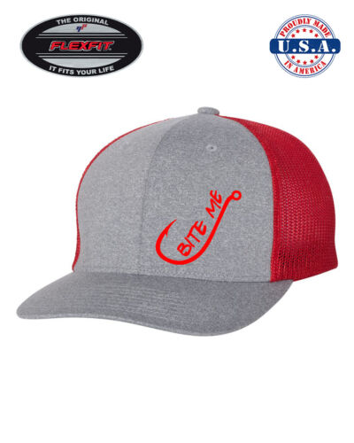 Gorra de camionero BITE ME PESH ANZUELO SOMBRERO FLEXFIT *ENVÍO GRATUITO EN CAJA* - Imagen 4 de 15