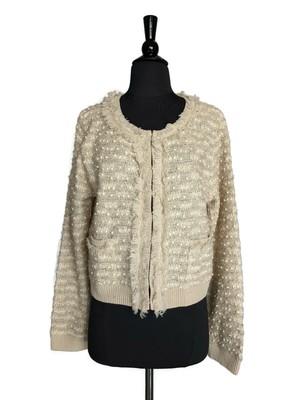 cream sequin jacket