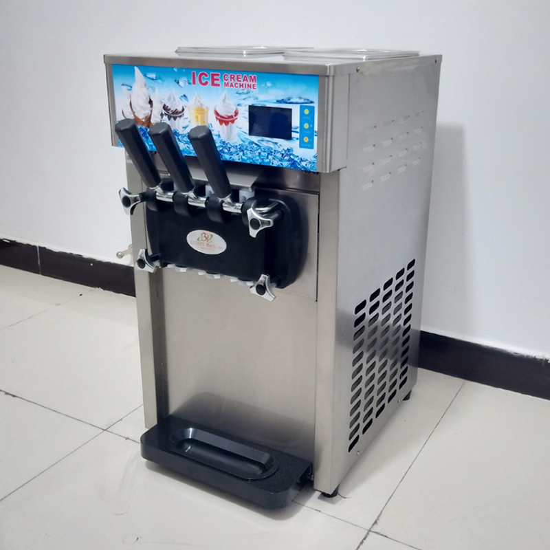 110v/220v Ice Cream Sundae Machine Desktop Commercial Soft Ice Cream