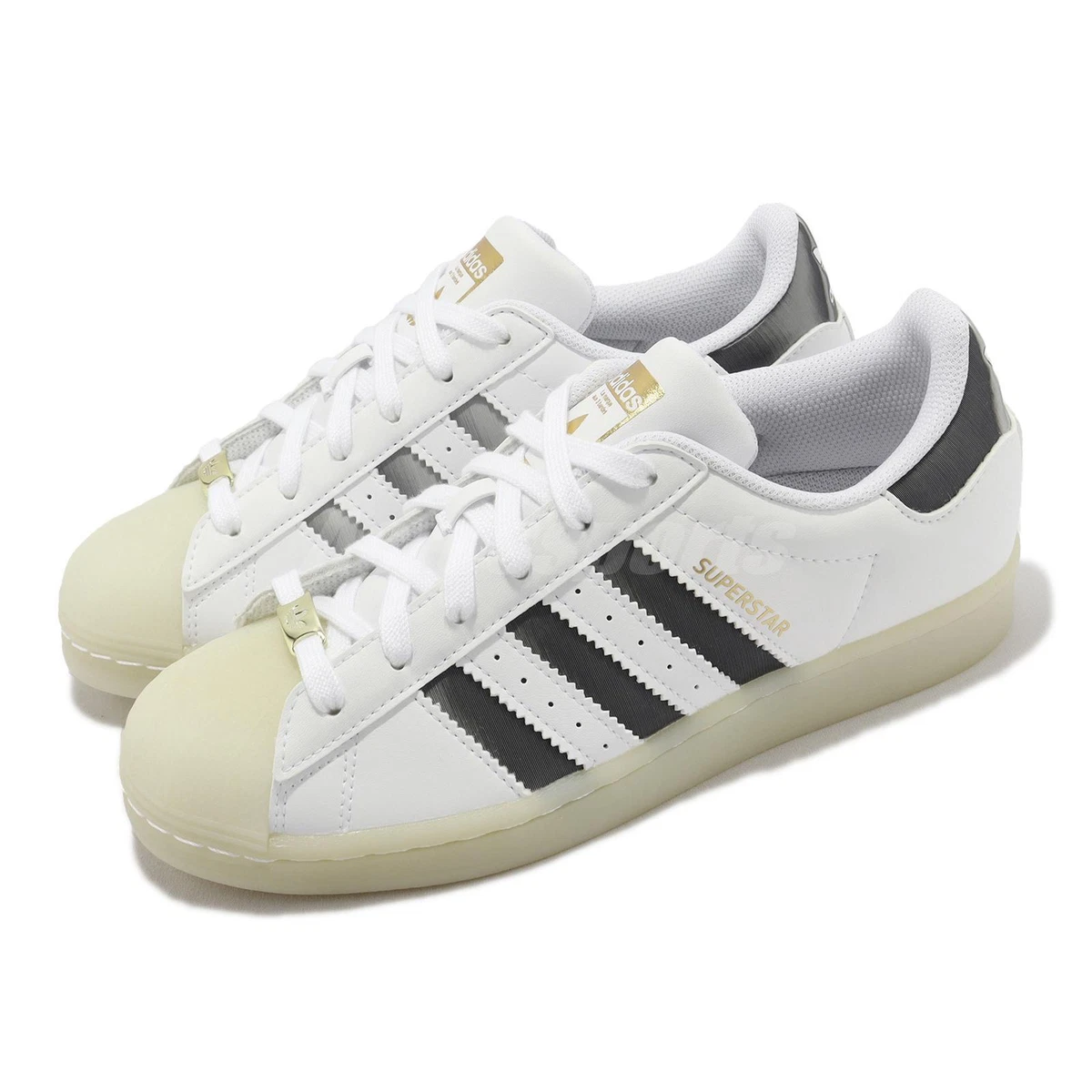 adidas Originals Superstar White Black Gold Men Unisex Casual
