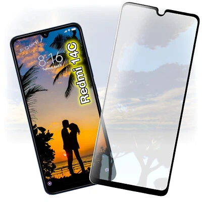 EGEDI 2x Für Redmi 14C Panzerfolie Displayschutz 9H Hart Glas Schutzglas Schutz Folie