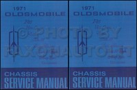 1971 Olds Shop Manuell 442 Supreme Cutlass Delta 88 Toronado Ninety Eight Repair