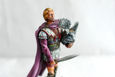 Figurine Le Hussard Du Marais - Alexandre Legrand - 75mm - Peinte à La Main