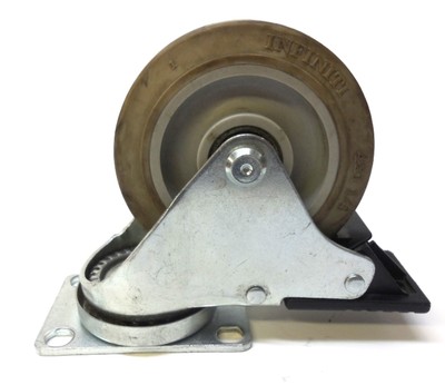PPI INC, INFINITI SWIVEL CASTER WHEEL 4 X 1-1/4'' TOTAL LOCK BRAKE, INF2140
