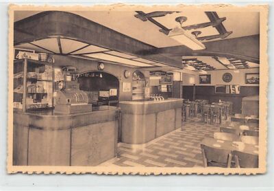 Belgium - BON-SECOURS Peruwelz (Hainaut) Café de la Place, Customs Agency, He