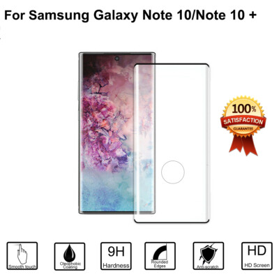 For Samsung Galaxy Note 10 & Note 10 Plus Full Screen Protector Tempered Glass 