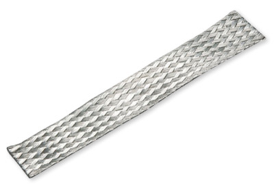 Flach superflexibel verzinntes Kupfergeflecht Größe 25 mm2 - 25 mm x 3 mm 0,2 Draht 150
