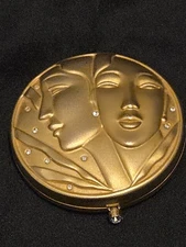 Estee Lauder Golden Gemini Twins Lucidity refillable compact