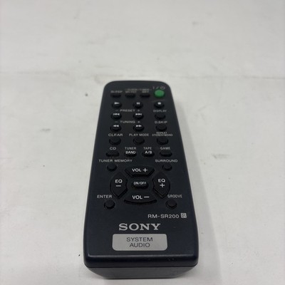 Sony RM-SR200 Remote Control Audio System MHC-GX40 MHC-GX30 MHC-GX20