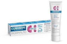Curasept Biosmalto Baby Kid Dentifricio Bambini Gusto Fragola Senza Fluoro 50ml