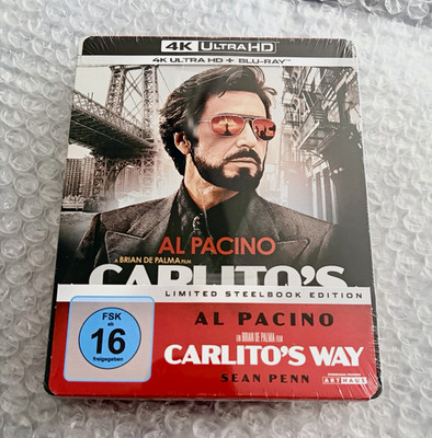 Carlito's Way Steelbook limitiert 4K UHD + Blu-ray Amazon exklusiv NEU