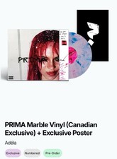 Adela PRIMA Marble Vinyl Canadian Exclusive  Exclusive Poster
