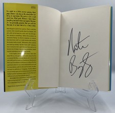 NATE BARGATZE BIG DUMB EYES COMEDY SIGNED AUT...