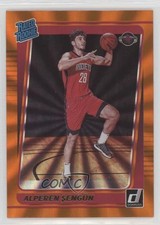 2021-22 Panini Donruss Rated Rookie Holo Orange Laser Alperen Sengun #219 0t28