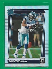 2021 Panini Donruss Optic Football Holo Simi Fehoko #242 Dallas Cowboys 