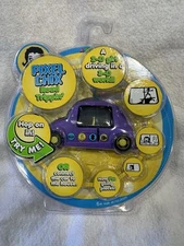 Pixel Chix Road Trippin Purple Car Keychain Toy Girl 1st Edition NEW NIP