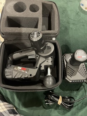 TimTam PowerMassager Cordless Handheld Percussion Massage Gun 2 Batteries