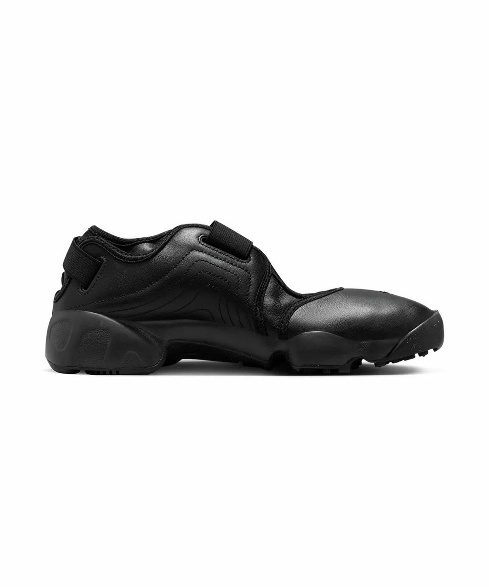 Nike Air Rift Leather Triple Black Womens Shoes HM5737-002 Limited