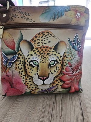 Anuschka Tasche Handbemalt Leder