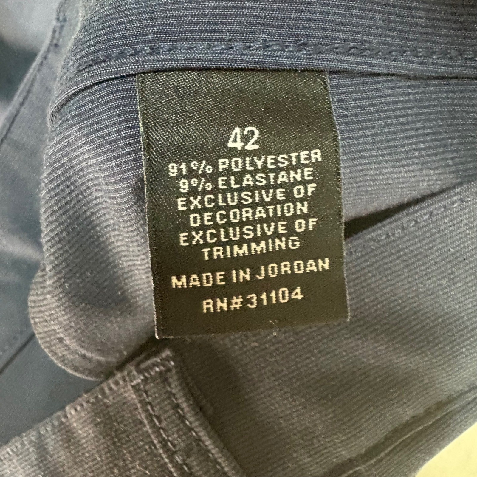 Pro Tour Mens Golf Shorts Navy Blue MotionPlay 360 Stretch UPF 30 Size 42 NEW thumbnail 4