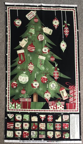 Advent Calendar Fabric Panel