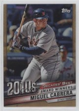 2020 Topps Decades Best Chrome Gold Refractor 35/50 Miguel Cabrera #DBC-91 11ci