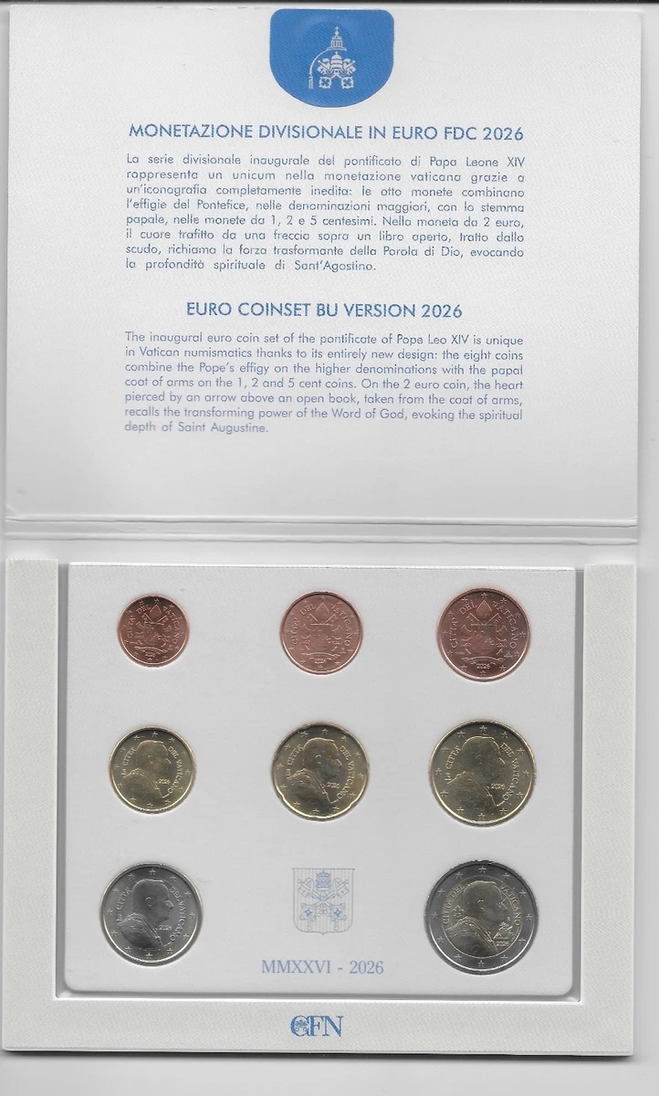 25+ Vatican Euro Set Coins for sale | Updated Oct 2026