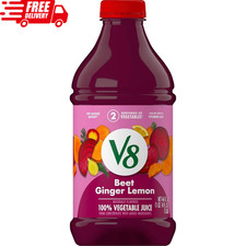 V8 Beet Ginger Lemon 100 Vegetable Juice, 46 fl oz Bottlel