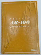 Yamaha Artiste AR-100 Instruction Manual